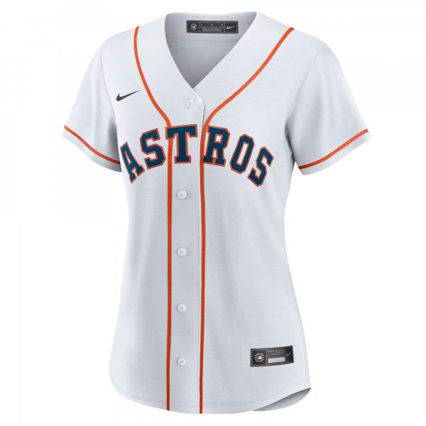 Women's Houston Astros Jose Altuve Nike White Home Replica Player Jersey