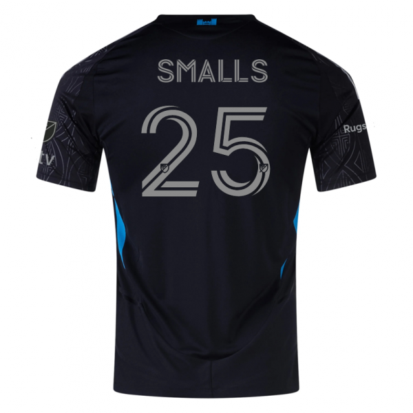 adidas Tyger Smalls Charlotte FC Away Jersey 25/26 (Black)