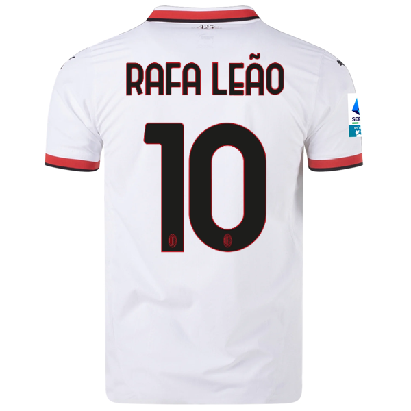 Puma AC Milan Rafa Leao Away Jersey w/ Series A Patch 24/25 (Puma White)