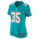 Women's Miami Dolphins Christopher Brooks Nike  Aqua Team Game Jersey