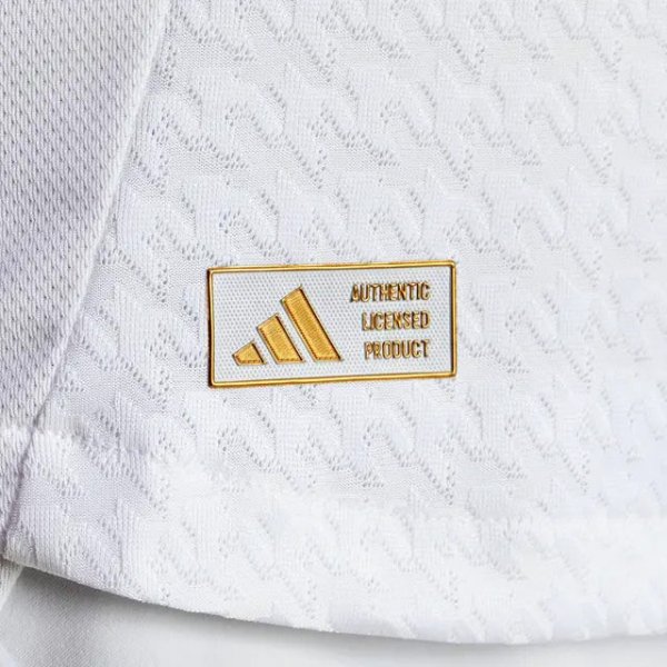 adidas Modrić Real Madrid Home Jersey w/ La Liga Patches 24/25 (White/Black)