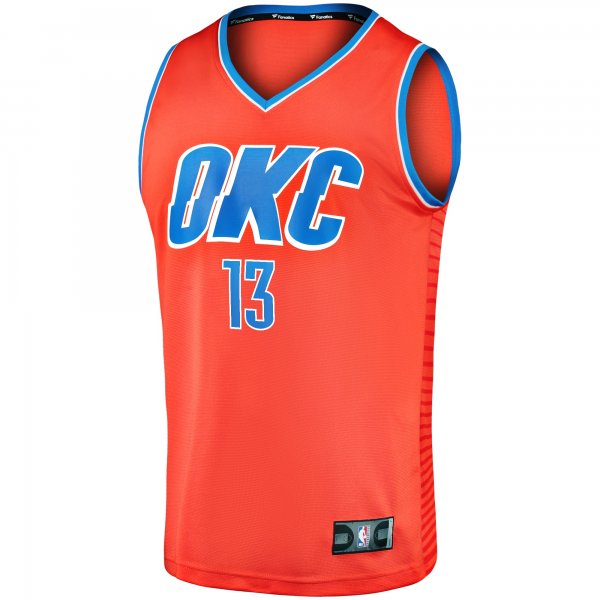 Men's Oklahoma City Thunder Ousmane Dieng Fanatics Orange Fast Break Replica Player Jersey - Statement Edition