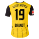 Puma Borussia Dortmund Julian Brandt Home Jersey w/ Bundesliga Patch 24/25 (Faster Yellow/Puma Black)