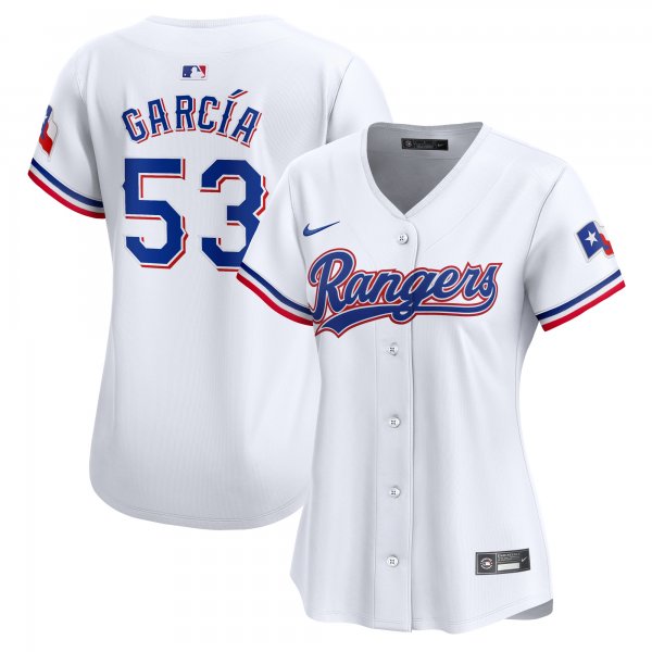 Women's Texas Rangers Adolis GarcÃÂ­a Nike White Home Limited Player Jersey