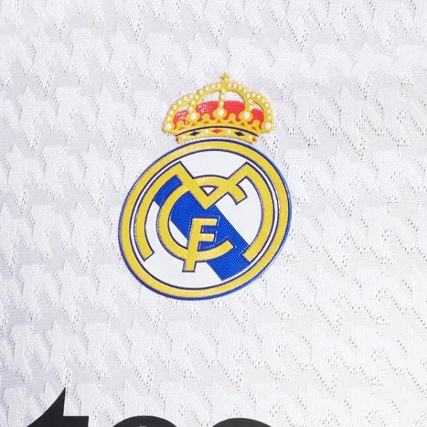 adidas Modrić Real Madrid Home Jersey w/ La Liga Patches 24/25 (White/Black)