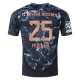 adidas Bayern Munich Thomas Muller Away Jersey w/ Champions League Patches 24/25 (Black/Copper/Blue)
