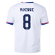 Nike Mens United States Weston McKennie Match Home Jersey 24/25 (White/Obsidian)