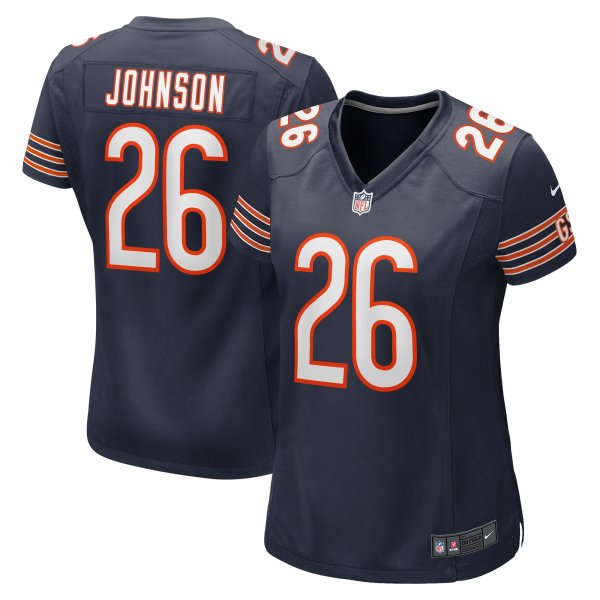 Women's Chicago Bears Quindell Johnson Nike  Navy Team Game Jersey