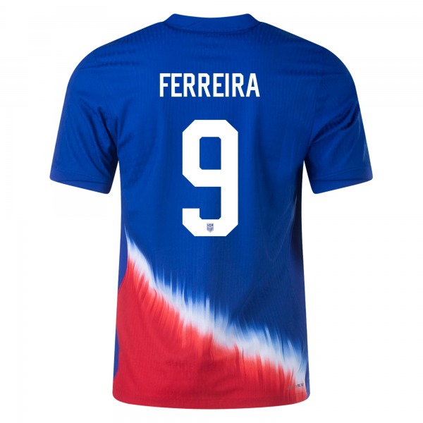 Nike United States Match Jesus Ferreira Away Jersey 24/25 (Old Royal/Sport Red/White)