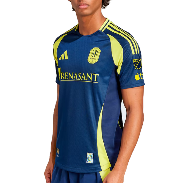 adidas Nashville Dan Lovitz Away Jersey w/ MLS + Apple TV 25/26 (Tena Blue)