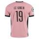 Nike Paris Saint-Germain Lee Kang-in Third Jersey w/ Champions League Patches 24/25 (Rust Pink/Black)