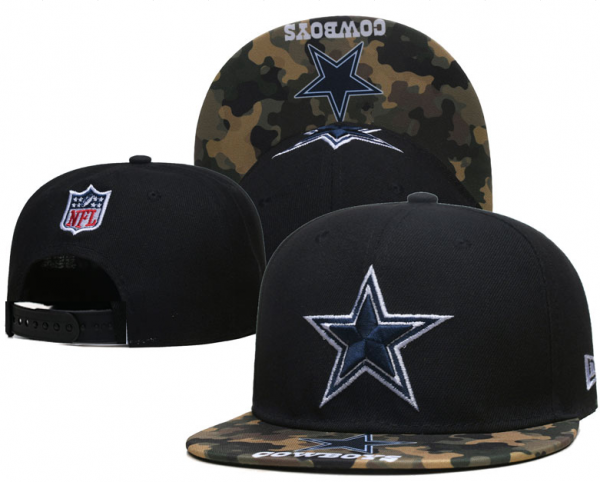 Dallas Cowboys Black and Camouflage Cap