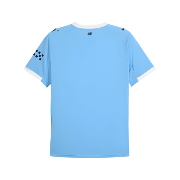 Puma Manchester City Home Jersey 25/26 w/ EPL + Sponsor Patch (Team Light Blue/Puma White)