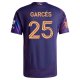 adidas Carlos Garcés LA Galaxy Away Jersey w/ MLS + Apple TV + RBC Sponsor 25/26 (Purple)