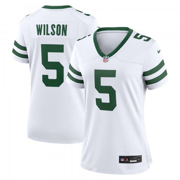 Women's New York Jets Garrett Wilson Nike  White Alternate Game Jersey