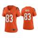 Women's Cincinnati Bengals #83 Tyler Boyd 2021 Orange Game NFL Jersey