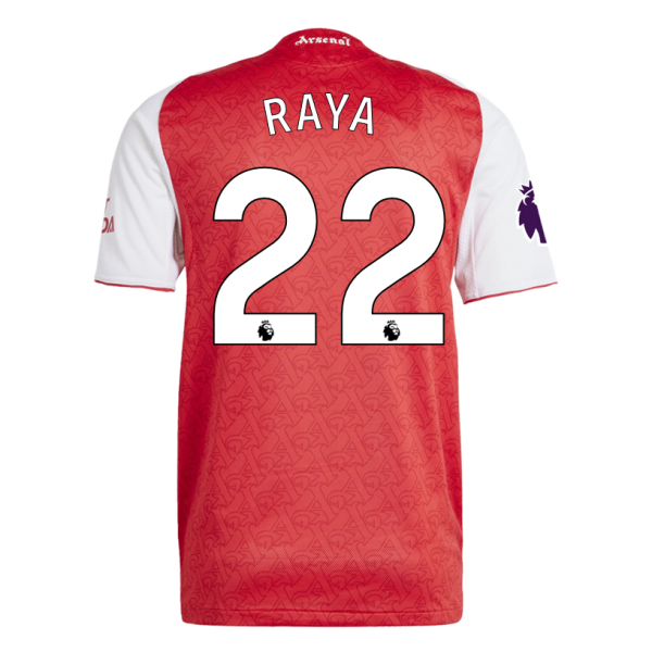 adidas David Raya Arsenal FC Home Jersey 25/26 w/ EPL Patch (Better Scarlet/White)