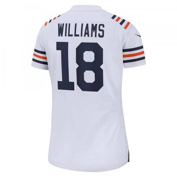 Women's Chicago Bears Caleb Williams Nike White 2024 NFL Draft 2nd Alternate Game Player Jersey