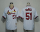 Mitchell And Ness St. Louis Cardinals #51 Willie McGee White Throwback Stitched MLB Jersey