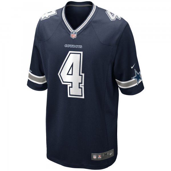 Youth Dallas Cowboys Dak Prescott Nike Navy Game Jersey