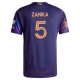 adidas Mathias Zanka LA Galaxy Away Jersey w/ MLS + Apple TV + RBC Sponsor 25/26 (Purple)