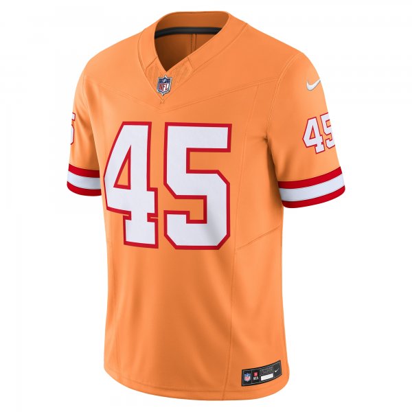 Men's Tampa Bay Buccaneers Devin White Nike Orange Vapor F.U.S.E. Limited Jersey