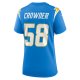 Women's Los Angeles Chargers Tae Crowder Nike Powder Blue Team Game Jersey