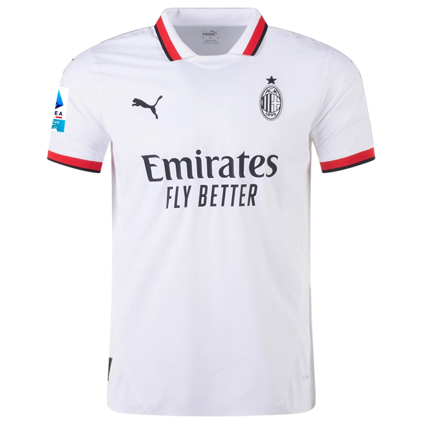 Puma AC Milan Ismaël Bennacer Away Jersey w/ Series A Patch 24/25 (Puma White)