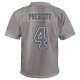 Youth Dallas Cowboys Dak Prescott Nike Gray Atmosphere Game Jersey