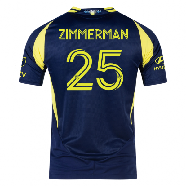 adidas Nashville Walker Zimmerman Away Jersey w/ MLS + Apple TV 25/26 (Tena Blue)