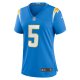 Women's Los Angeles Chargers Joshua Palmer Nike Powder Blue Game Player Jersey