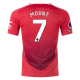 adidas Manchester United Mason Mount Home Jersey w/ EPL + No Room For Racism Patches 24/25 (MUFC Red/Bright Red)