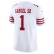 Men's San Francisco 49ers Deebo Samuel Sr Nike White Vapor F.U.S.E. Limited Jersey