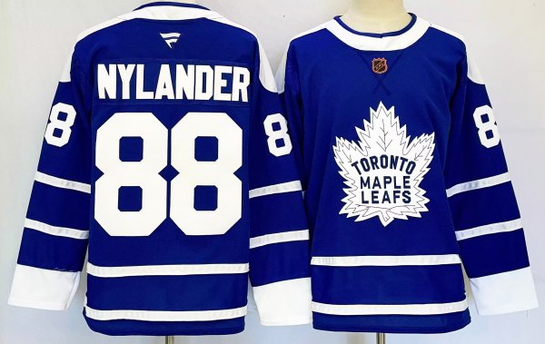 Men's #88 William Nylander Toronto Maple Leafs Blue City Edition Jersey