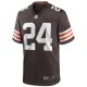 Men's Cleveland Browns Nick Chubb Nike Brown Player Game Jersey