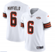 Men's Nike Cleveland Browns #6 Baker Mayfield White NFL 1946 Collection Alternate Vapor Limited Jersey