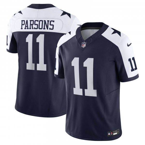 Men's Dallas Cowboys Micah Parsons Nike Navy Vapor F.U.S.E. Limited Jersey