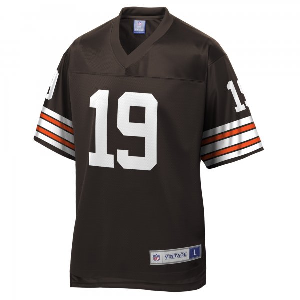 Men's Cleveland Browns Bernie Kosar NFL Pro Line Brown Retired Player Replica Jersey