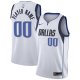 Men's Dallas Mavericks Nike White 2020/21 Swingman Custom Jersey - Association Edition