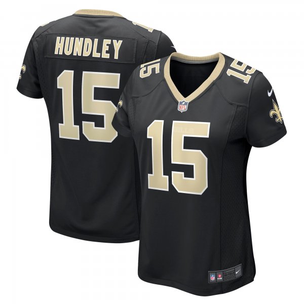 Women's New Orleans Saints Brett Hundley Nike Black Game Player Jersey