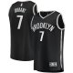 Men's Brooklyn Nets Kevin Durant Fanatics Black 2019/20 Fast Break Replica Jersey - Icon Edition