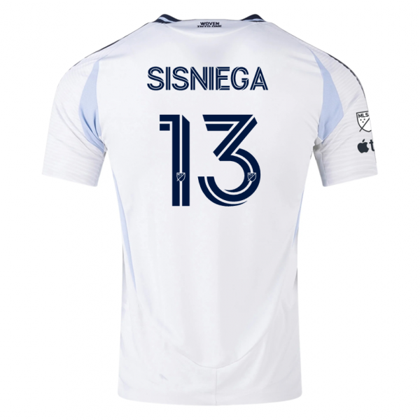 adidas San Diego FC Pablo Sisniega Away Jersey 25/26 w/ MLS & Apple Patch (White)