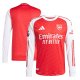 Arsenal adidas 2025/26 Home Long Sleeve Jersey - Red