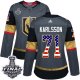 Women's Adidas Golden Knights #71 William Karlsson Grey Home USA Flag 2018 Stanley Cup FinalStitched NHL Jersey