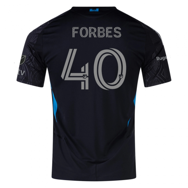 adidas Jahlane Forbes Charlotte FC Away Jersey 25/26 (Black)