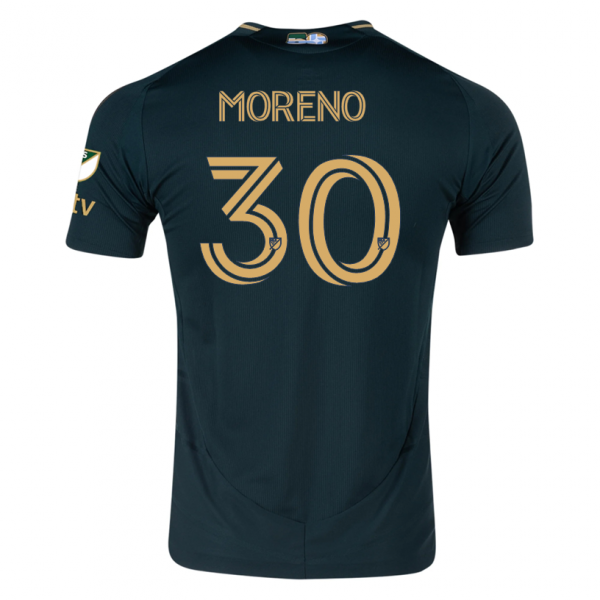 adidas Santiago Moreno Portland Timbers Home Jersey w/ MLS & Apple Patch 25/26 (Green/Gold)
