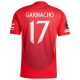 adidas Manchester United Alejandro Garnacho Home Jersey w/ Europa League Patches 24/25 (MUFC Red/Bright Red)