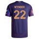 adidas Elijah Wynder LA Galaxy Away Jersey w/ MLS + Apple TV + RBC Sponsor 25/26 (Purple)
