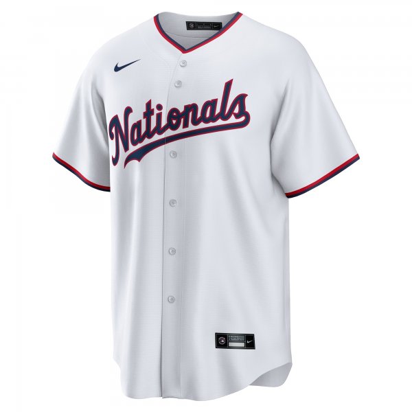 Youth Washington Nationals Nike White Replica Custom Jersey