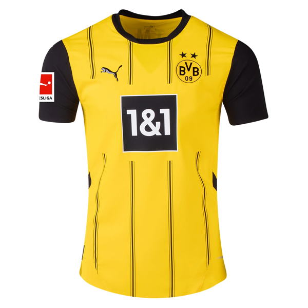 Puma Borussia Dortmund Marco Reus Home Jersey w/ Bundesliga Patch 24/25 (Faster Yellow/Puma Black)